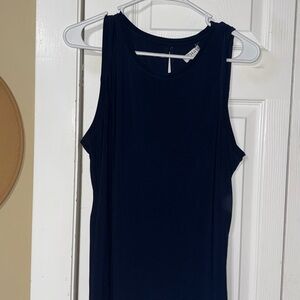 Chaus Blue Sleeveless Tank Top